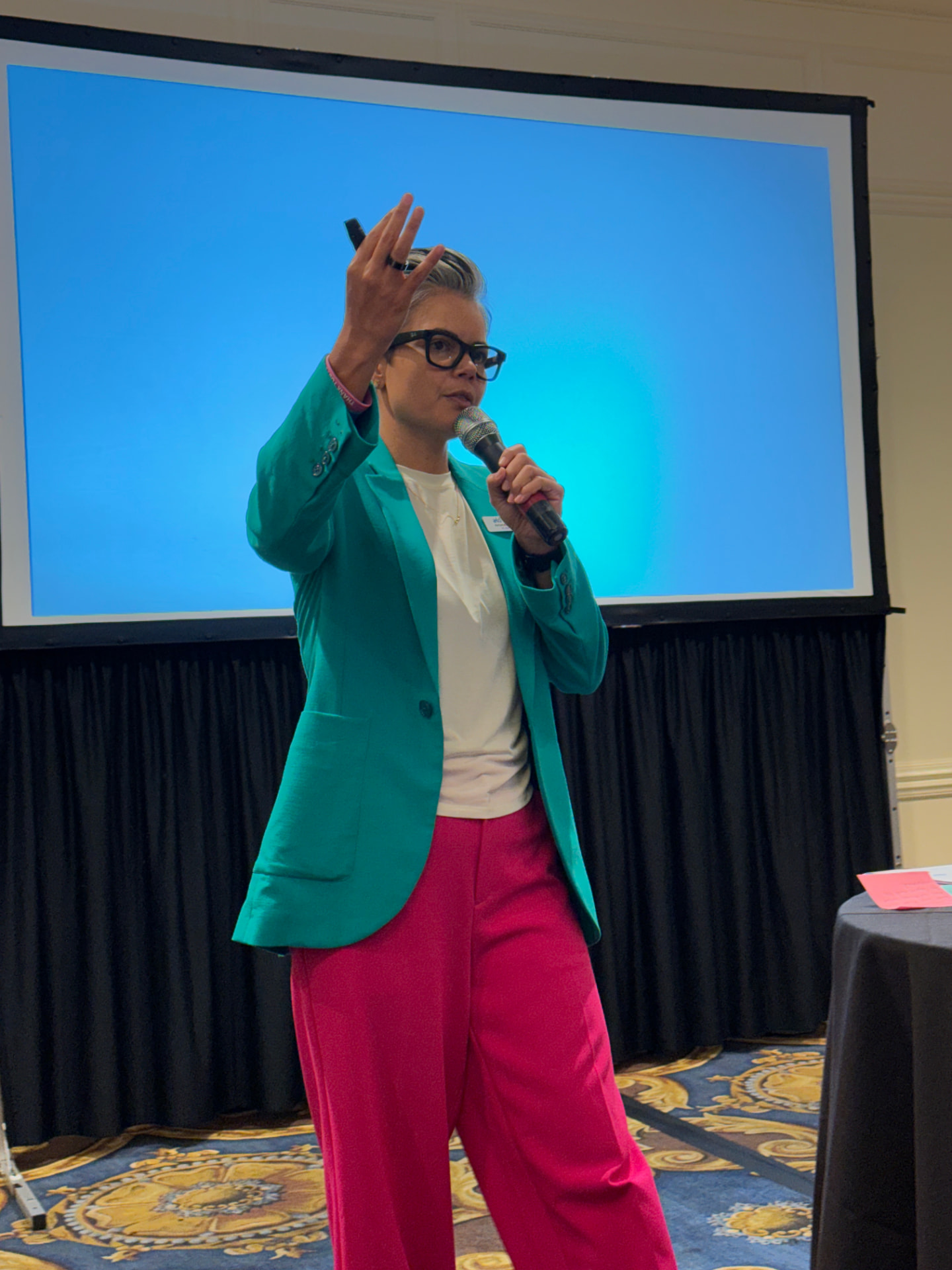 Keynote speaker addressing the SHIFT 2026 audience