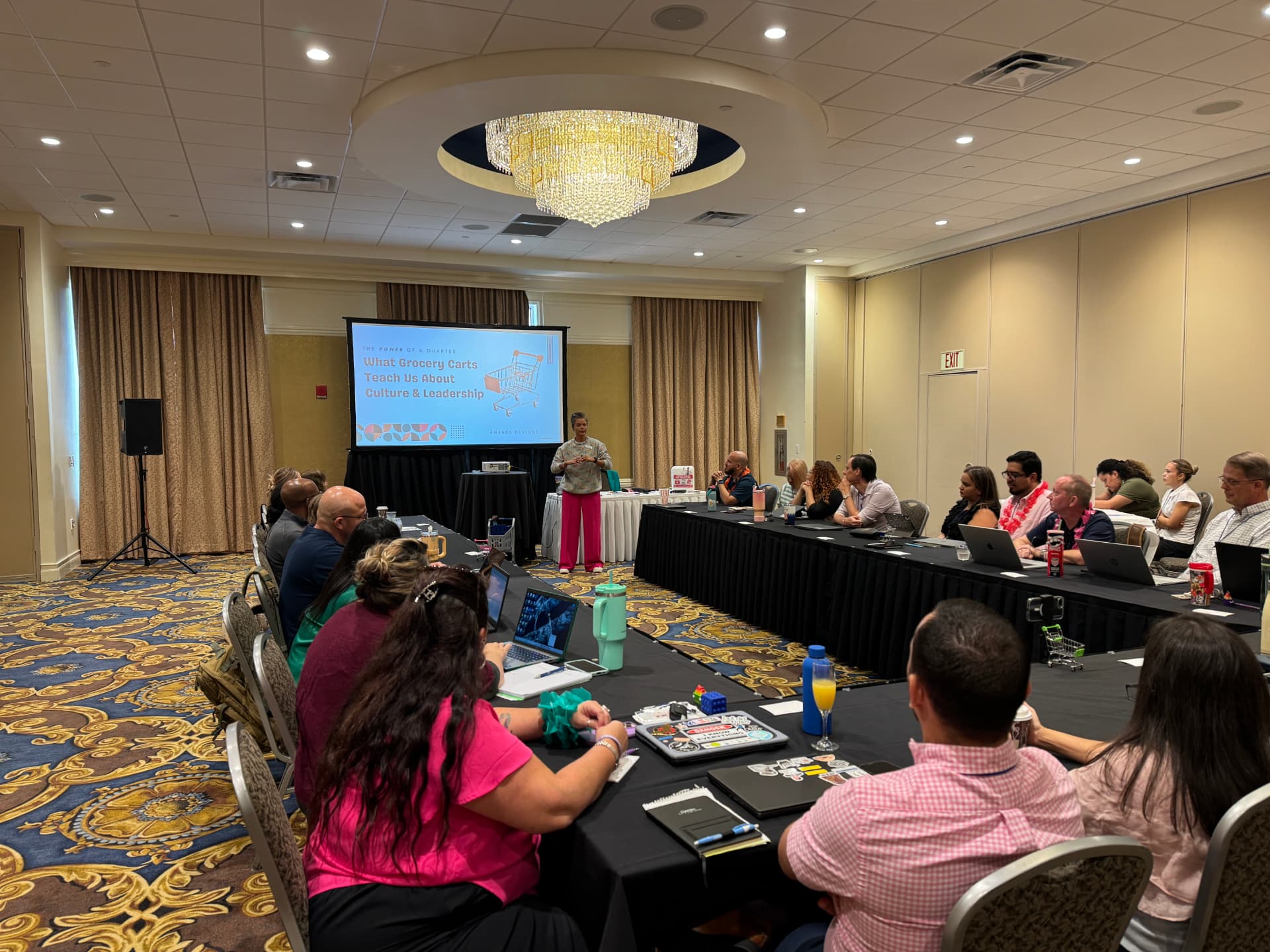 A full room during The Power of a Quarter session at SHIFT 2026